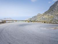 Coastal Road in Spain: A View of the Ocean