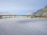 Coastal Road in Spain: A View of the Ocean