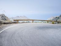 Coastal Road in Spain: A View of the Ocean