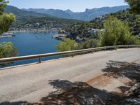 Coastal Road and Water Landscape in Spain