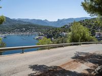 Coastal Road and Water Landscape in Spain