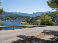 Coastal Road and Water Landscape in Spain