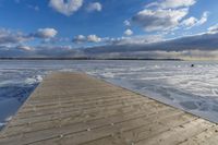 Coastal Road in Winter: Reflections in the Ocean