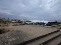 Coastal Sand and Ocean View