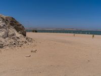 Coastal Sand in South Africa: Clear Sky and Endless Views