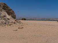 Coastal Sand in South Africa: Clear Sky and Endless Views