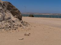 Coastal Sand in South Africa: Clear Sky and Endless Views