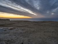 Coastal Sunrise on the Beach in Portugal