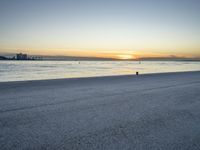 Coastal Sunrise in Lisbon, Portugal