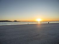 Coastal Sunrise in Lisbon, Portugal: A Glimpse of the Ocean