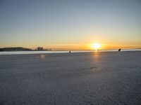 Coastal Sunrise in Lisbon, Portugal: A Glimpse of the Ocean