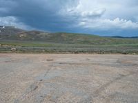 Coastal Utah: A Gloomy Grey Sky Overlooking the Ocean