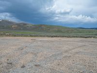 Coastal Utah: A Gloomy Grey Sky Overlooking the Ocean