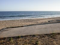 Coastal View of Los Angeles: Sand and Water