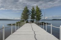 Coastal Walkway Along the Lake: A Reflection of Serene Beauty