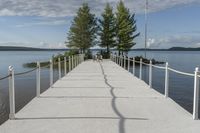 Coastal Walkway Along the Lake: A Reflection of Serene Beauty