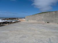 Coastal Wall in Porto, Portugal