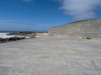 Coastal Wall in Porto, Portugal