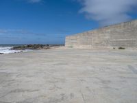 Coastal Wall in Porto, Portugal