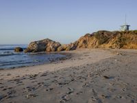 Coastal Waters: A Clear Sky at the Beach