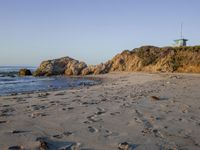 Coastal Waters: A Clear Sky at the Beach