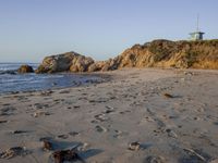 Coastal Waters: A Clear Sky at the Beach