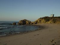 Coastal Waters: A Clear Sky at the Beach