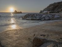 Coastal Water: A Nature Scene with Trees and the Ocean in Portugal