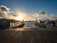 Coastline City Sunrise: Miami's Urban Waterfront