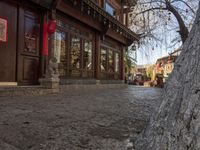 Cobble Stone Alley in Lijiang's Old Town