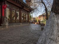 Cobble Stone Alley in Lijiang's Old Town