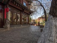 Cobble Stone Alley in Lijiang's Old Town