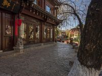 Cobble Stone Alley in Lijiang's Old Town