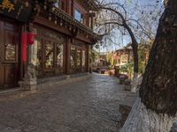 Cobble Stone Alley in Lijiang's Old Town