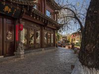 Cobble Stone Alley in Lijiang's Old Town