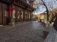 Cobble Stone Alley in Lijiang's Old Town