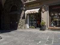 Cobble Stone Alleyway in Tuscany, Europe