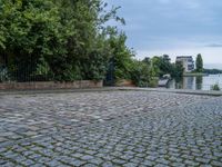 Cobble Stone Pier in Berlin, Germany