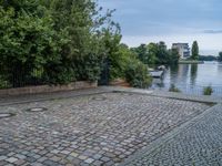 Cobble Stone Pier in Berlin, Germany