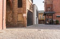 Cobble Stone Road in Urban Berlin