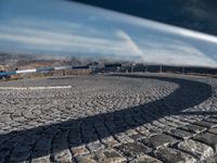 Curving Switchbacks on a Cobblestone Road