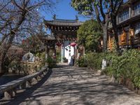 Cobble Stone Road in Lijiang, China