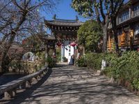 Cobble Stone Road in Lijiang, China