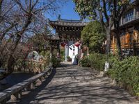 Cobble Stone Road in Lijiang, China