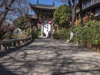 Cobble Stone Road in Lijiang, China