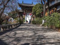 Cobble Stone Road in Lijiang, China