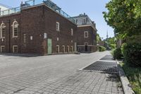 Cobble Stone Road in a Residential Area of Toronto