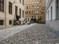 Cobble Stone Road: Residential Buildings and Historic Facades in Berlin