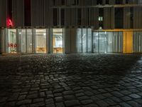 Cobble Stone Street in the Heart of Berlin City