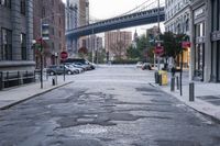 Cobble Stone Street in Dumbo Neighborhood